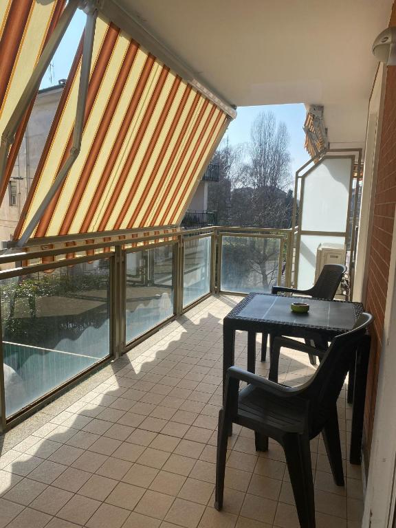 Balkón nebo terasa v ubytování Relax Preserasca-Modern Apartment-BORGO MERCATO-MONCALIERI