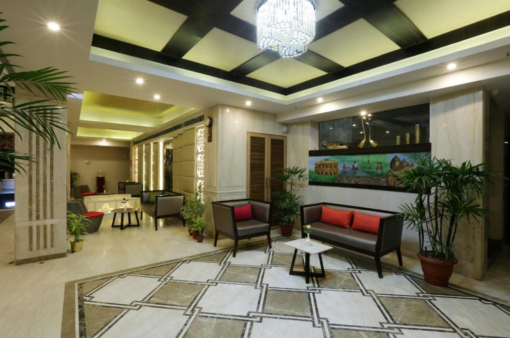 Posezení v ubytování Hotel West Residency Delhi International Airport