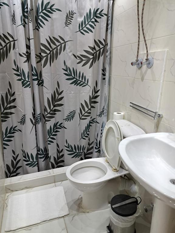 Koupelna v ubytování Philo Hotel