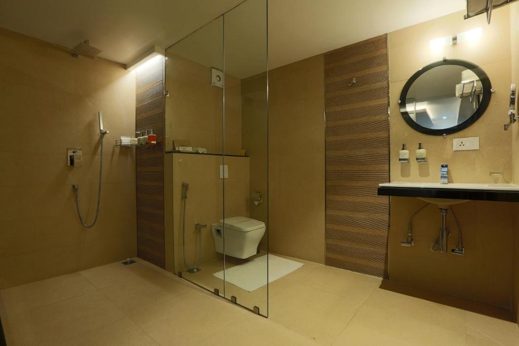 Koupelna v ubytování Hotel West Residency Delhi International Airport