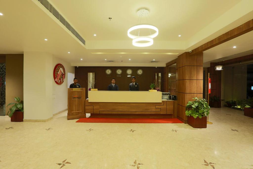 Vstupní hala nebo recepce v ubytování Hotel West Residency Delhi International Airport