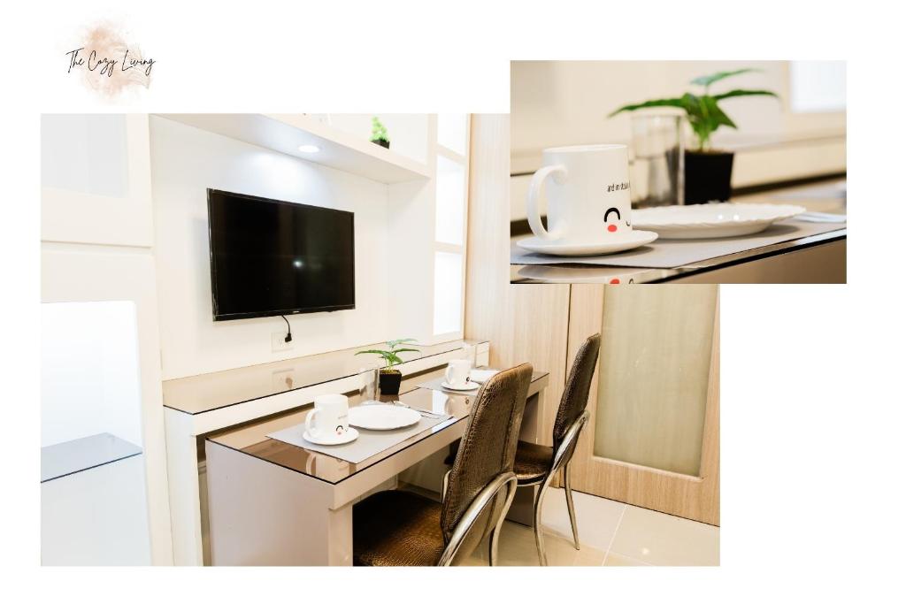 TV a/nebo společenská místnost v ubytování Staycation near Moa new room