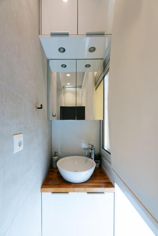 Koupelna v ubytování Modern studio apartment A