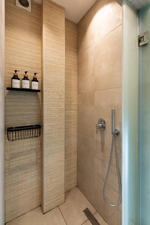 Koupelna v ubytování Modern studio apartment A