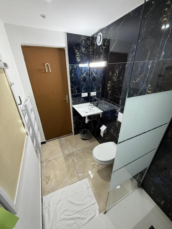 Koupelna v ubytování Fasthotel - Soissons Nord