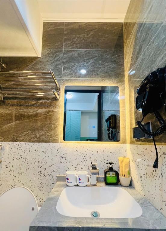 Vannituba majutusasutuses Amazing stay-apartment homestay, quiet and cozy place LTT Thanh Xuân