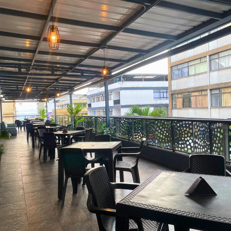 Restaurace v ubytování Hotel Escorial Ibagué