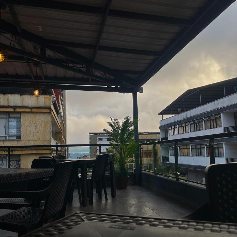 Balkón nebo terasa v ubytování Hotel Escorial Ibagué