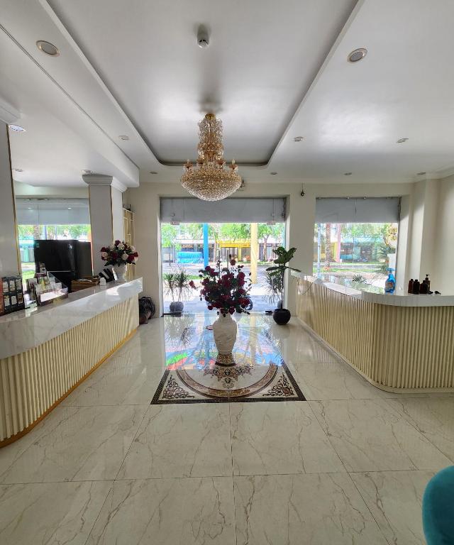 Vstupní hala nebo recepce v ubytování BREAKING DAWN- TAEYANG Hotel Phú Quốc