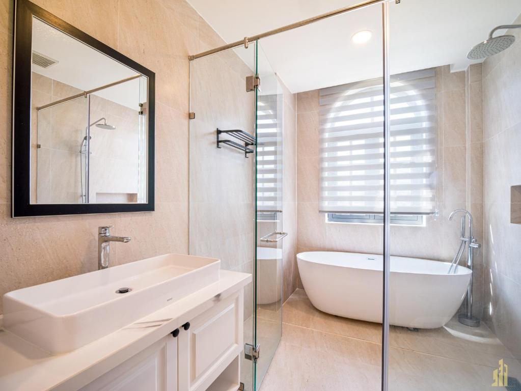 Phòng tắm tại Villa LFP Novaworld Phan Thiết