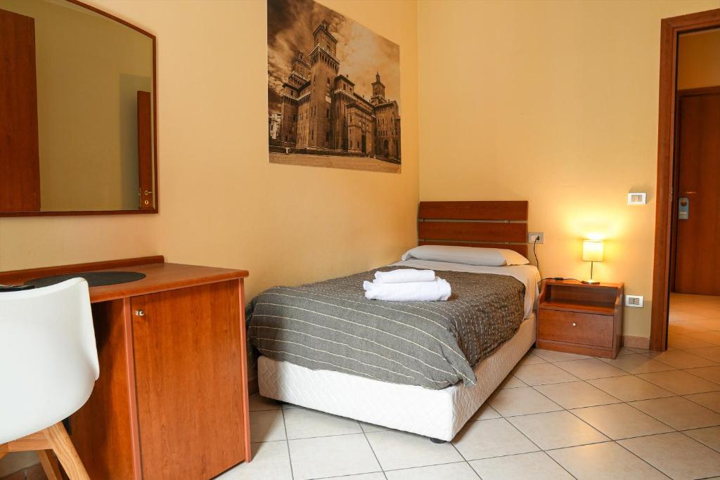 Postel nebo postele na pokoji v ubytování SMART HOTEL