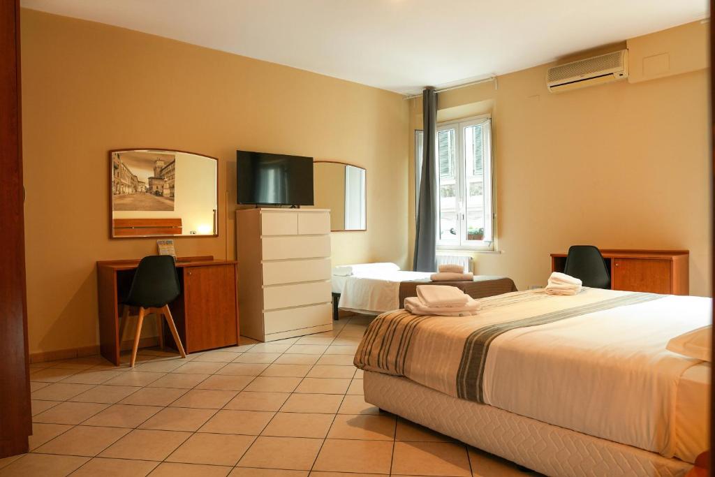 Postel nebo postele na pokoji v ubytování SMART HOTEL