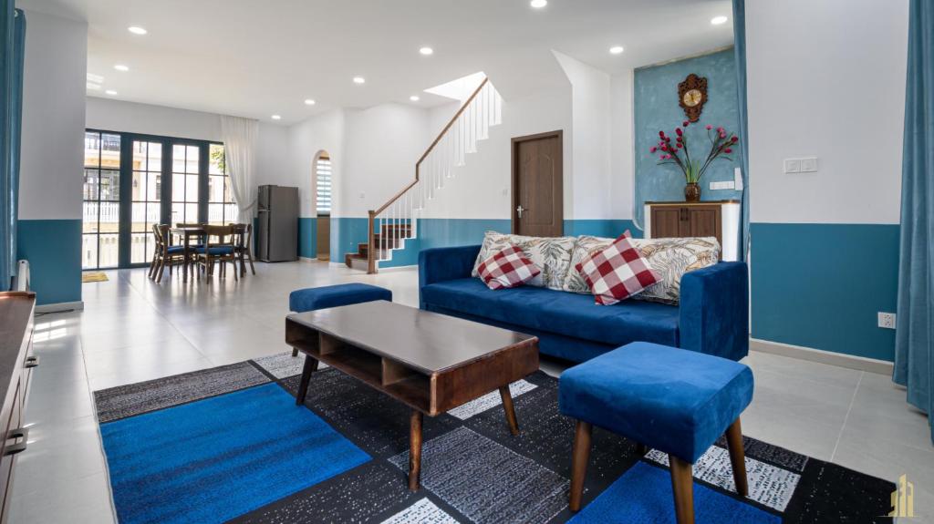 Khu vực ghế ngồi tại Villa LFP Novaworld Phan Thiết