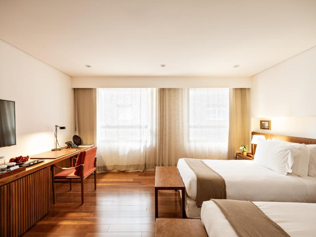 Cama ou camas em um quarto em Hotel Fasano Belo Horizonte