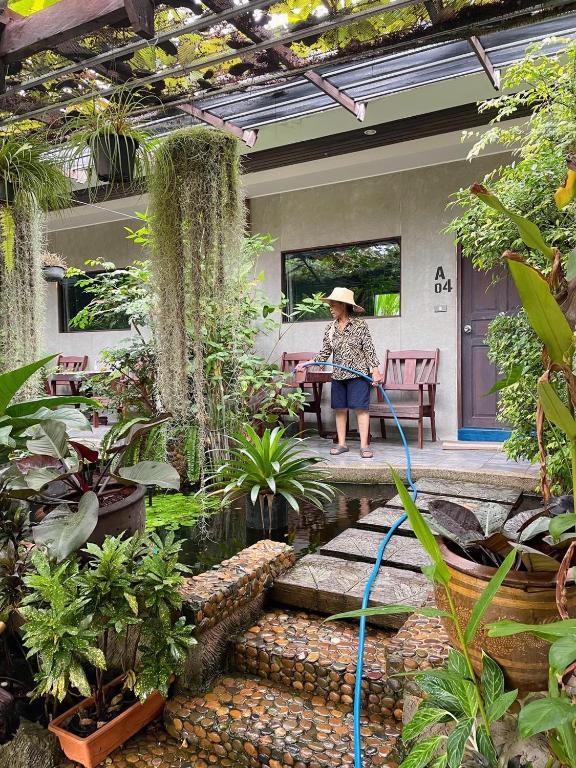 Zahrada ubytování บ้านณัฐวรรณ หัวหิน - Baan Nattawan Huahin