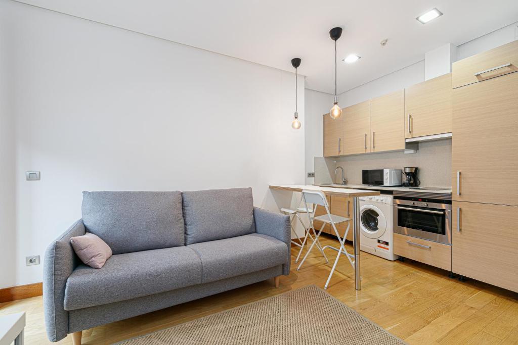 Kuchyň nebo kuchyňský kout v ubytování Sencillo apartamento en el corazón de Vigo by CABANA Rentals