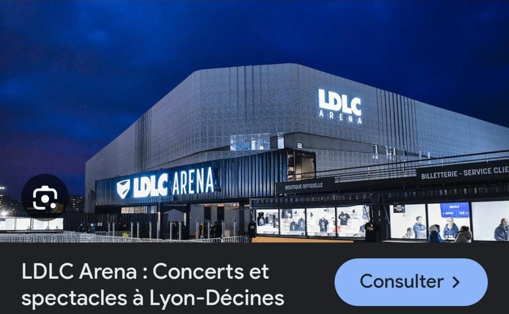Foto sihtkohas Décines-Charpieu asuva majutusasutuse Cosy Decines Groupama Stadium-LDLC Arena Climatisé galeriist