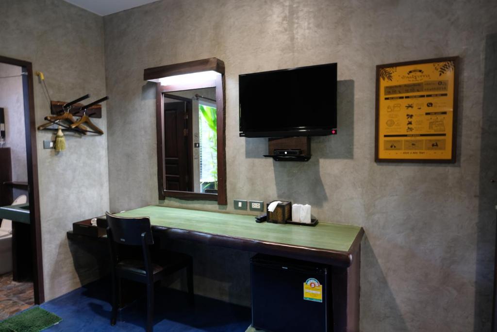 TV a/nebo společenská místnost v ubytování บ้านณัฐวรรณ หัวหิน - Baan Nattawan Huahin