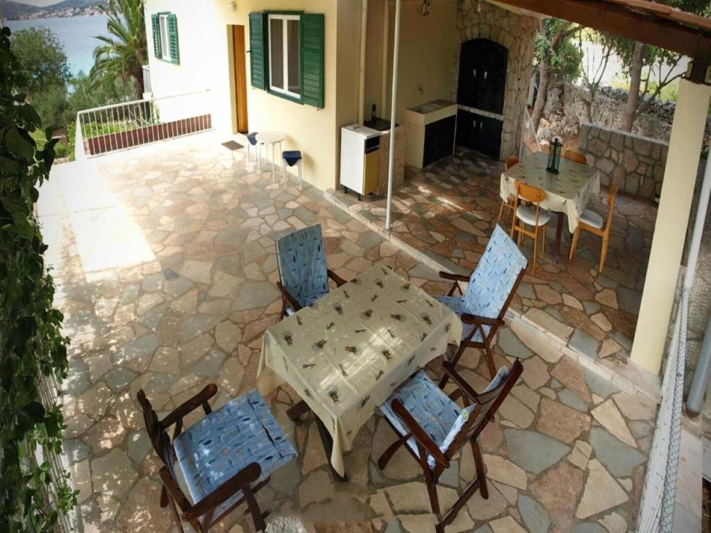Patio alebo iná vonkajšia časť ubytovania Apartment Jak