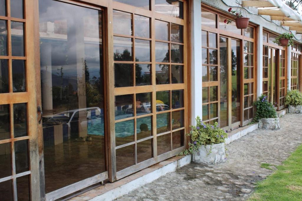 Zahrada ubytování Casa Pukyu Pata