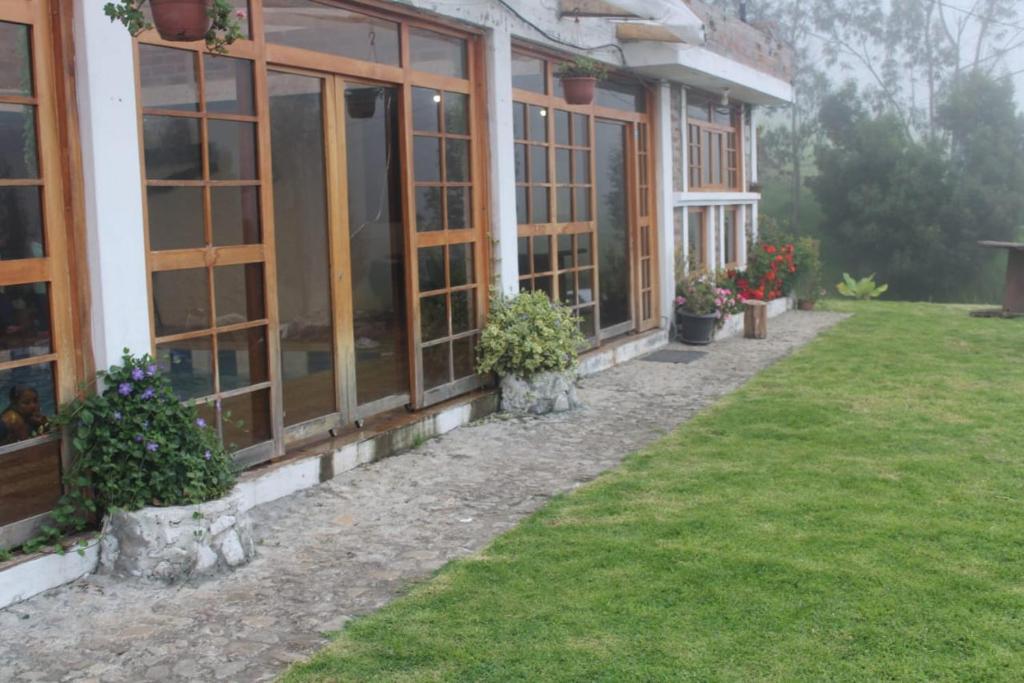 Zahrada ubytování Casa Pukyu Pata