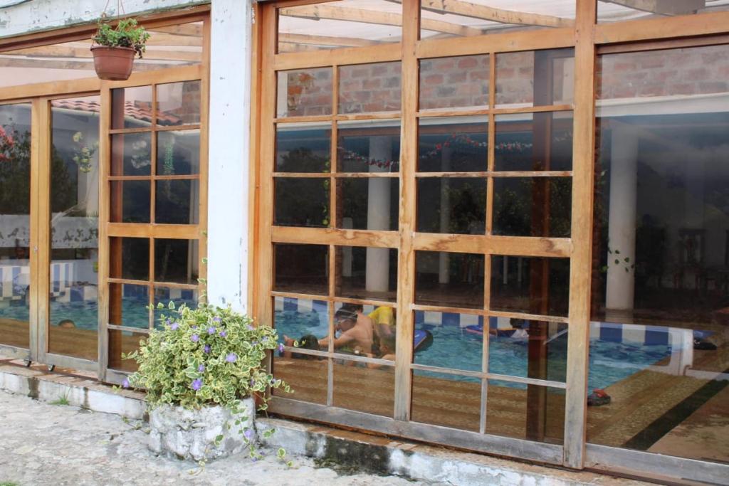 Bazén v ubytování Casa Pukyu Pata nebo v jeho okolí