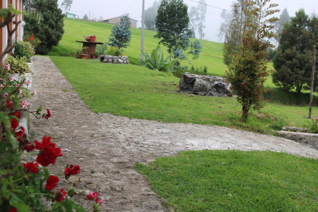 Zahrada ubytování Casa Pukyu Pata