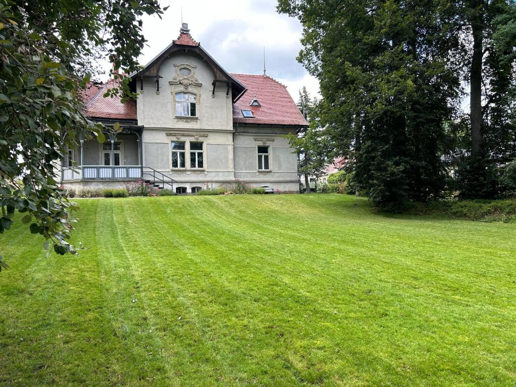 Zahrada ubytování Vila Bohemia Saxon Switzerland & SPA