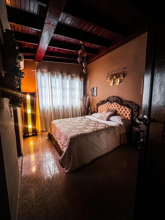Voodi või voodid majutusasutuse ORHO HOTEL Marbella Panama City toas