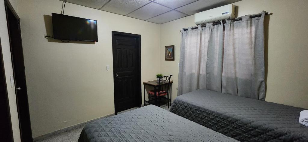 Postel nebo postele na pokoji v ubytování Casa Altamira