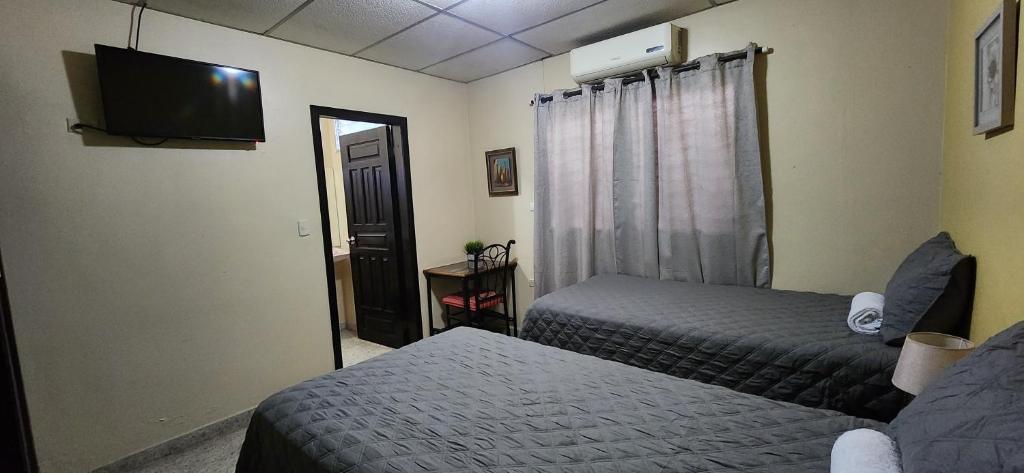Postel nebo postele na pokoji v ubytování Casa Altamira