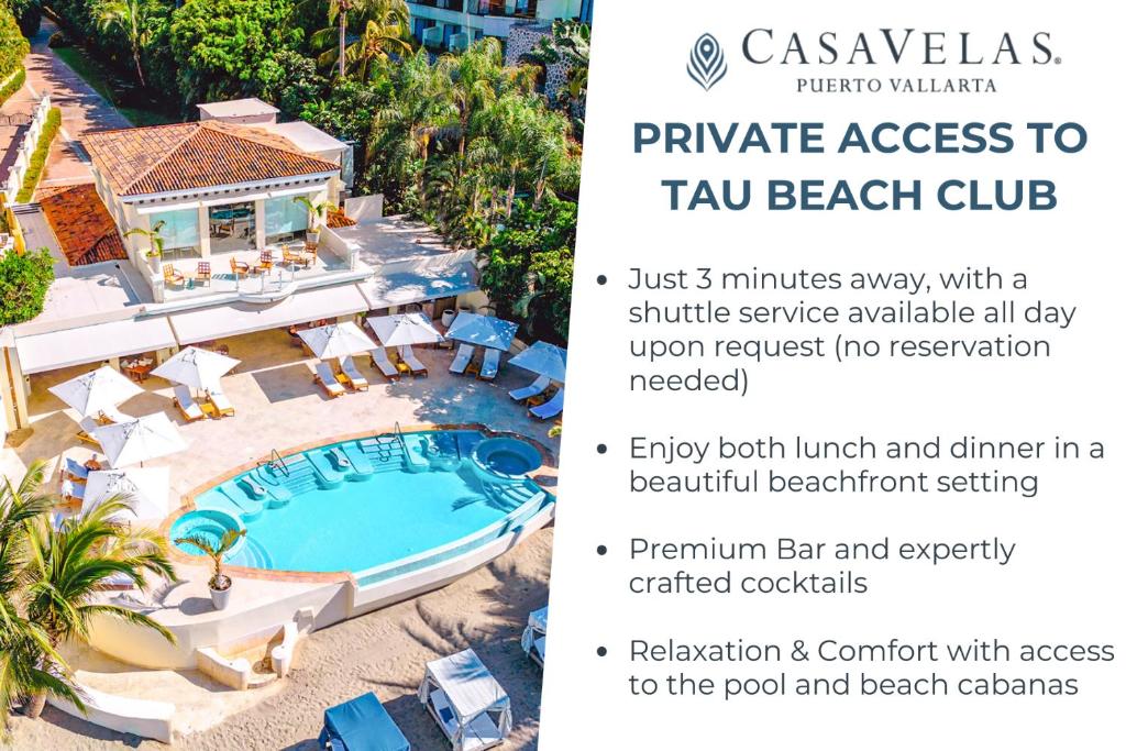 Bazén v ubytování Casa Velas Adults Only All Inclusive nebo v jeho okolí