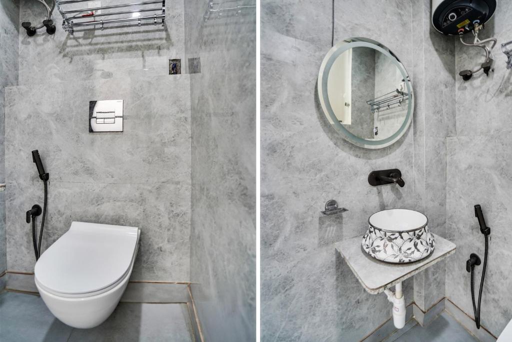 Koupelna v ubytování Super Townhouse Sector 63 A Noida