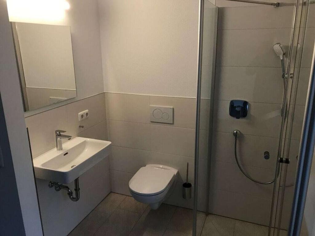 Koupelna v ubytování Alte Schreinerei Comfortable holiday residence