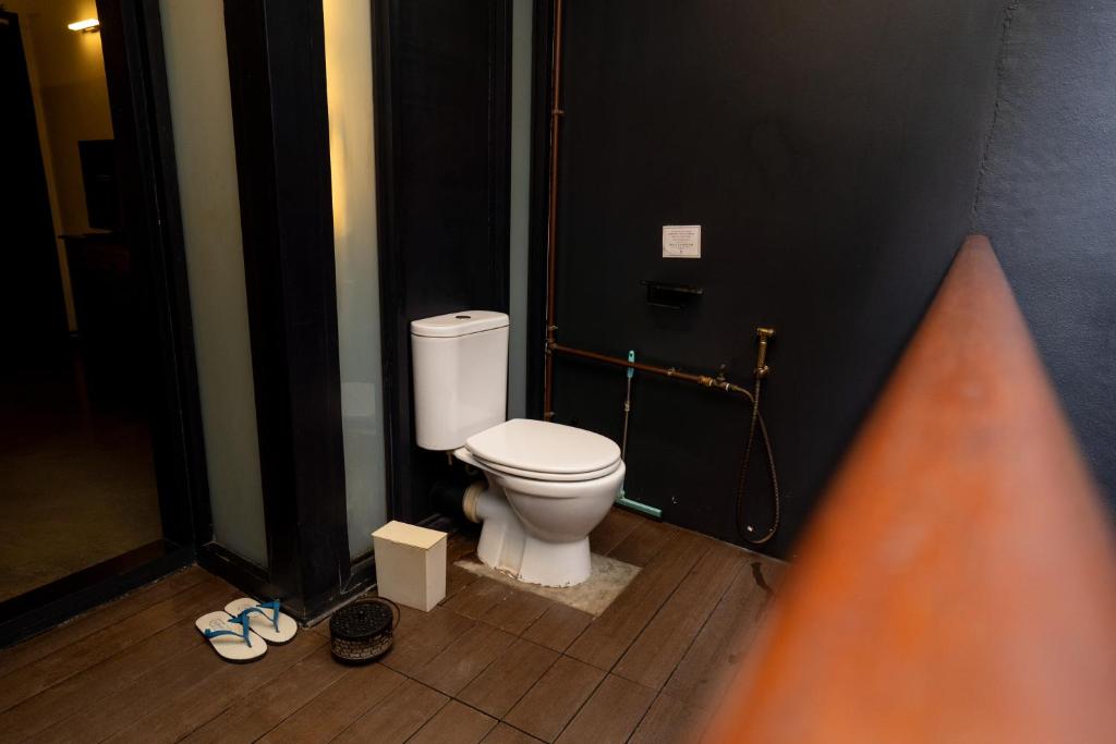 Koupelna v ubytování Tian Jing Hotel
