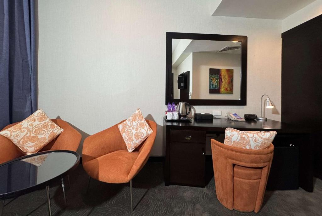 Istumisnurk majutusasutuses Ramada Encore Doha by Wyndham