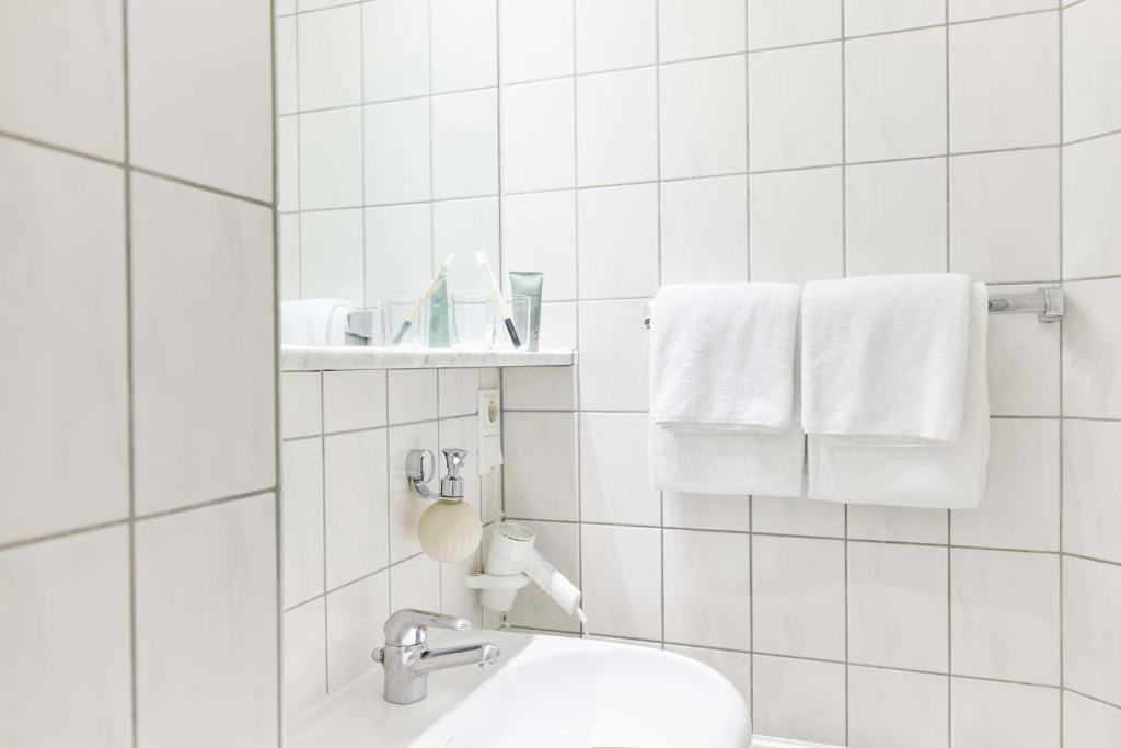 Koupelna v ubytování Best Western Raphael Hotel Altona