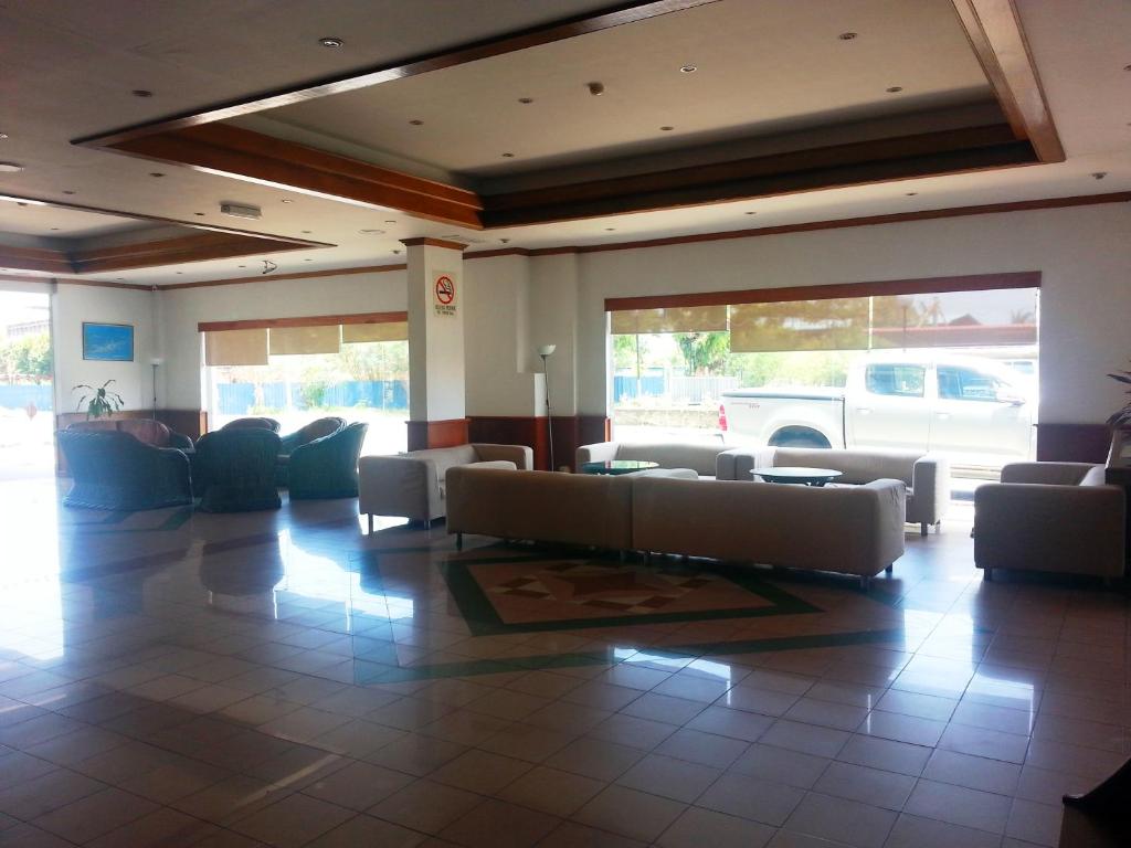 Posezení v ubytování Sanbay Hotel