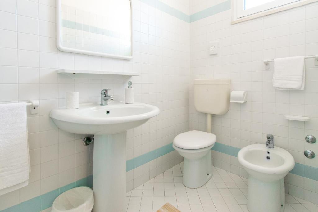 Koupelna v ubytování Hotel Lucciola