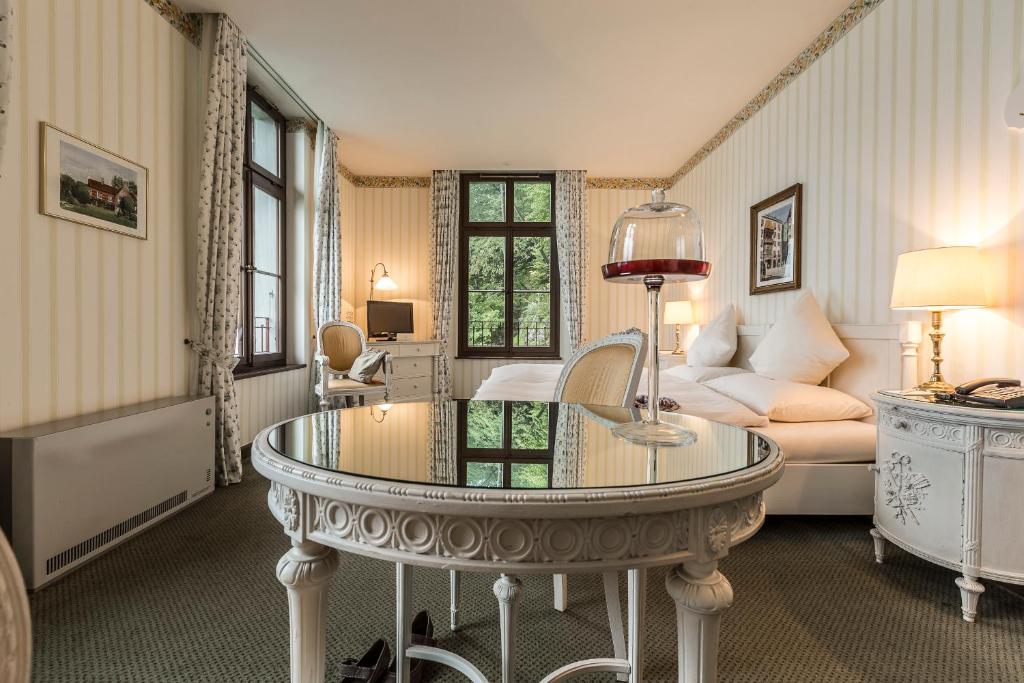 Posezení v ubytování Grandhotel Giessbach
