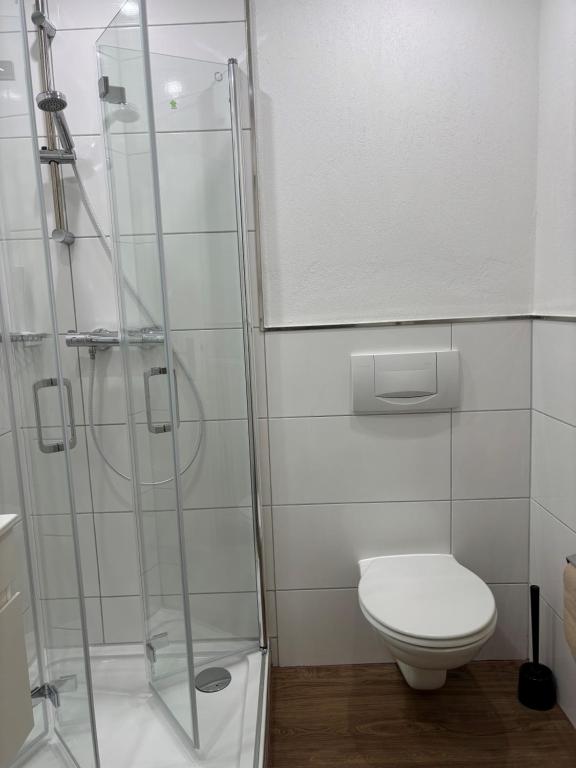 Koupelna v ubytování Motel Drei König- Ihr Transithotel