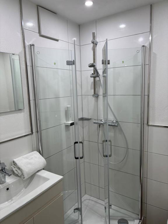 Koupelna v ubytování Motel Drei König- Ihr Transithotel