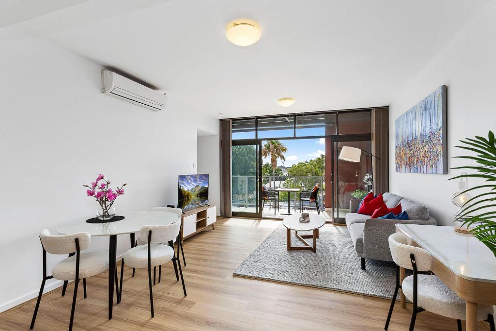 Posezení v ubytování Sepal On The Strip - 1bdr - Parking