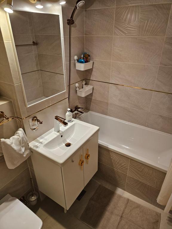 Koupelna v ubytování Apartament David Deva - 2 dormitoare & 1 living