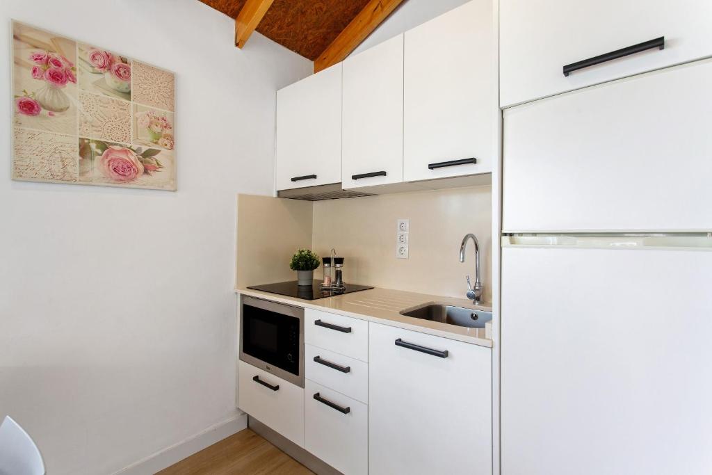 Kuchyň nebo kuchyňský kout v ubytování Casa Adayeim 1