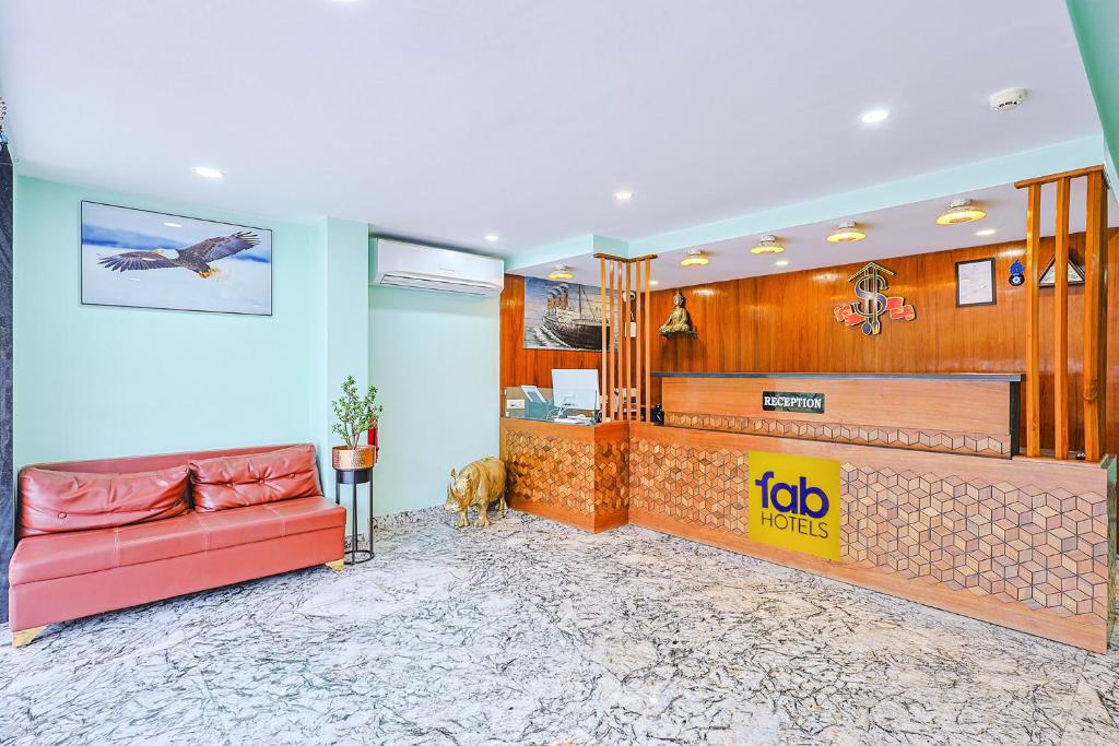 Kuchyň nebo kuchyňský kout v ubytování FabHotel Pristine - Nr Reis Magos Fort