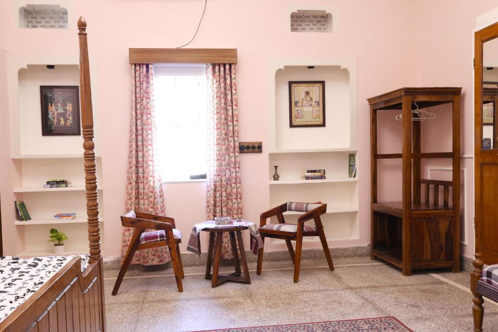 Posezení v ubytování House of Amer