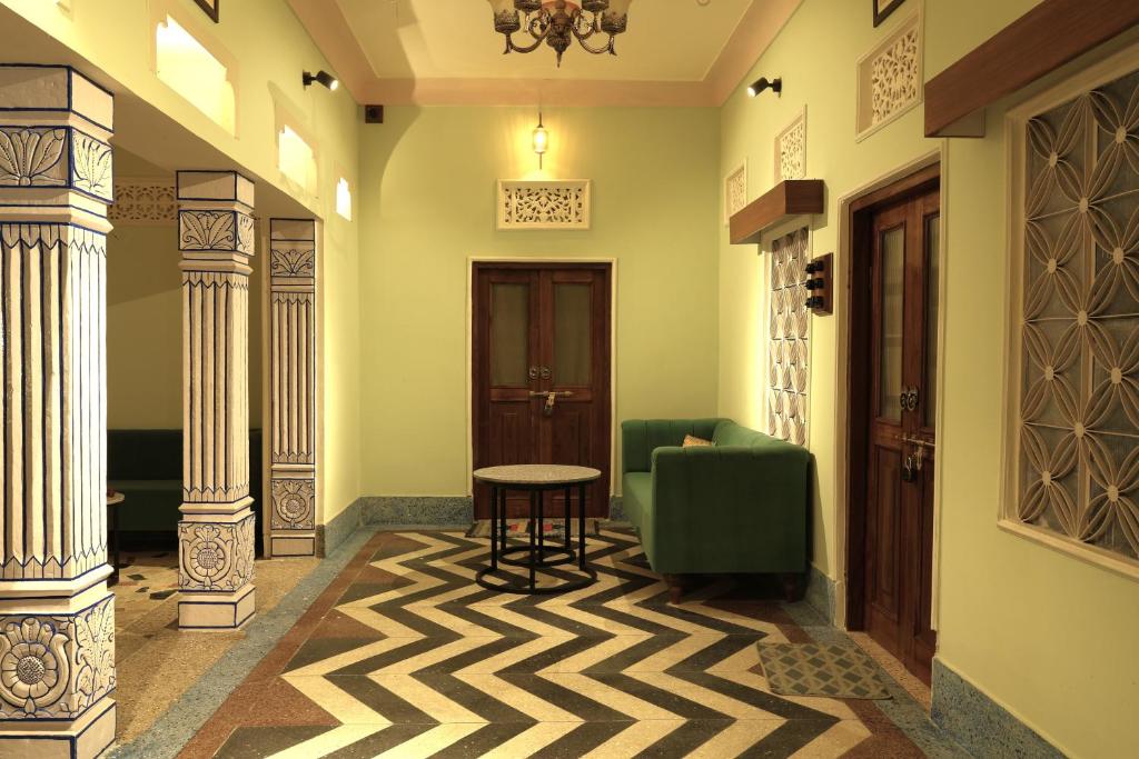 Posezení v ubytování House of Amer