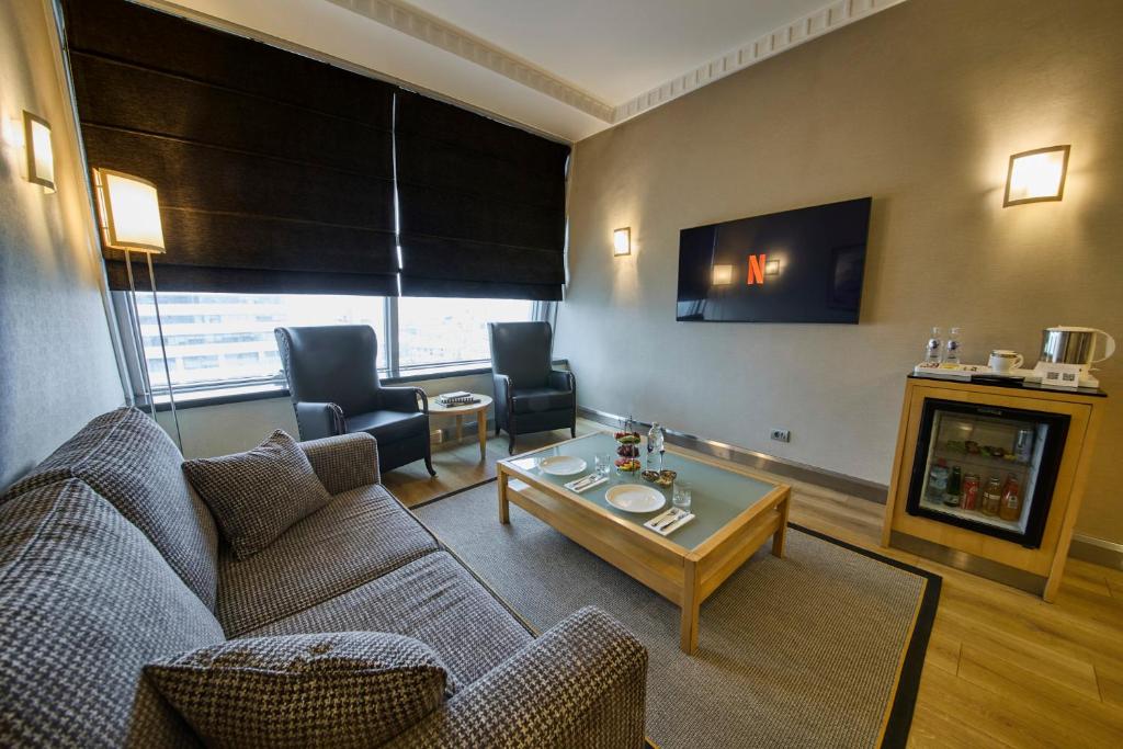 Posezení v ubytování Metropolitan Hotels Ankara