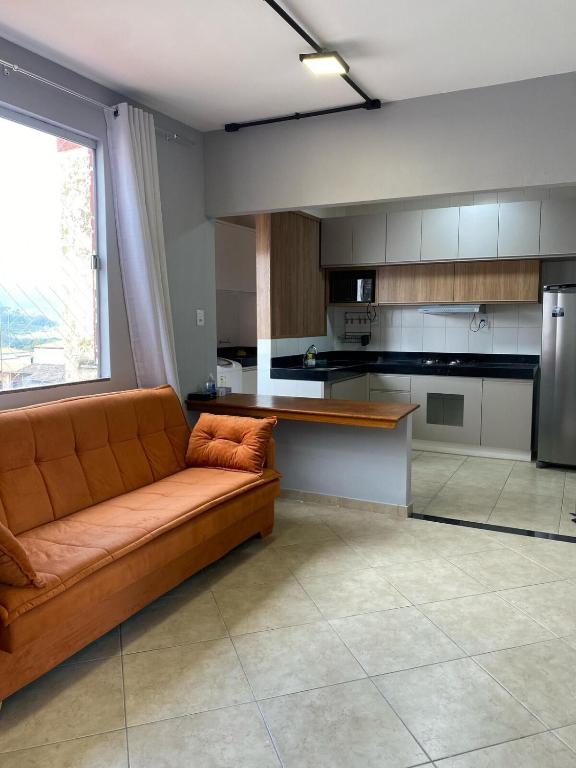 Køkken eller tekøkken på Apto 2 ao lado da UFOP e garagem